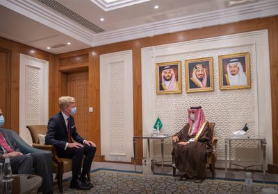 بن فرحان وجروندبرج يبحثان مبادرة وقف النار   