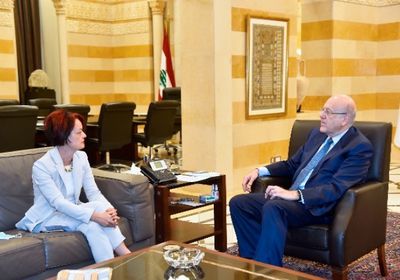  ميقاتي والمدير الإقليمي لبرنامج الأغذية العالمي يبحثان القضايا المشتركة