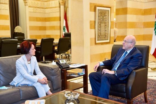  ميقاتي والمدير الإقليمي لبرنامج الأغذية العالمي يبحثان القضايا المشتركة