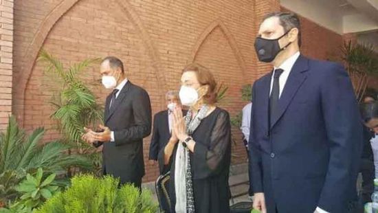  أسرة مبارك تزور ضريحه في ذكرى حرب أكتوبر