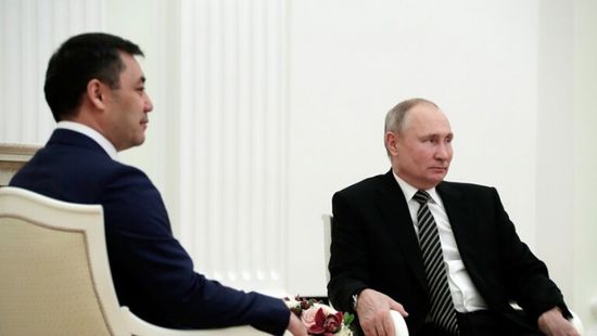  بوتين يبحث مع نظيره القرغيزي سبل تعزيز التعاون الثنائي