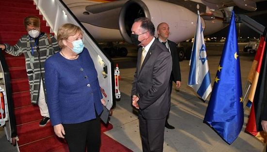  ميركل في إسرائيل قبل مغادرة منصبها