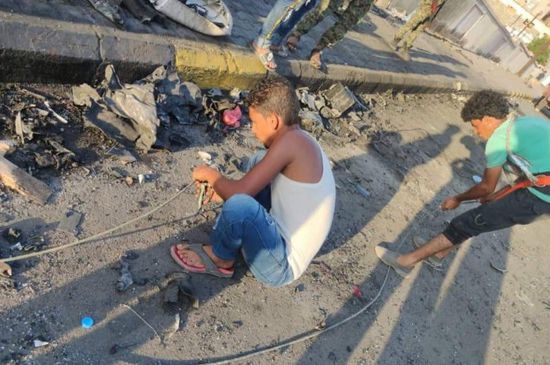 كهرباء عدن تعالج أضرار تفجير حجيف