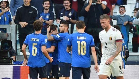 إيطاليا تفوز على بلجيكا وتحصد ثالث الأمم الأوروبية