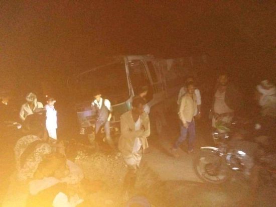 توقف المرور على طريق هيجة العبد لانزلاق شاحنة