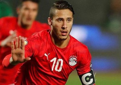 رمضان صبحي يسجل الثالث لمصر في مرمى ليبيا