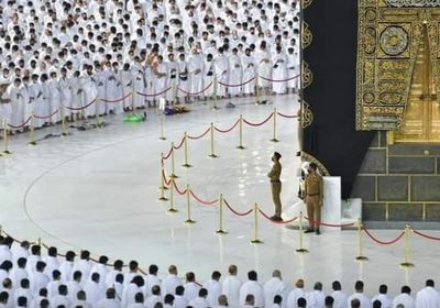  أول صلاة بالمسجد الحرام بكامل الطاقة الاستيعابية