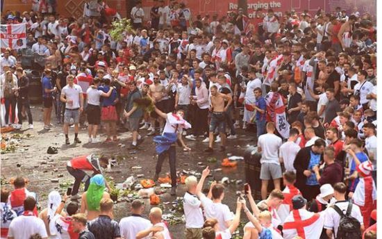 "يويفا" يعاقب إنجلترا على خلفية أحداث نهائي يورو 2020