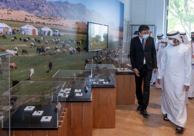ولي عهد دبي يتفقد أجنحة 4 دول بـ"إكسبو 2020"