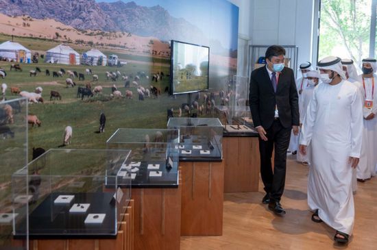 ولي عهد دبي يتفقد أجنحة 4 دول بـ"إكسبو 2020"