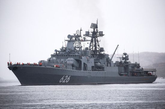 سفن حربية روسية وصينية تسير دورية مشتركة في المحيط الهادي
