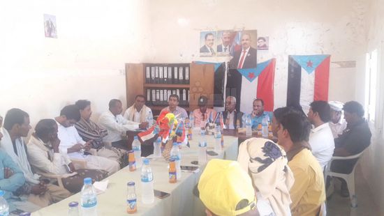 وفد "أمانة الانتقالي" يطلع على احتياجات المجلس في قلنسية