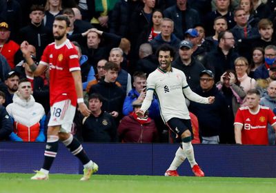 صلاح يحقق 3 أرقام قياسية بهاتريك في مانشستر يونايتد