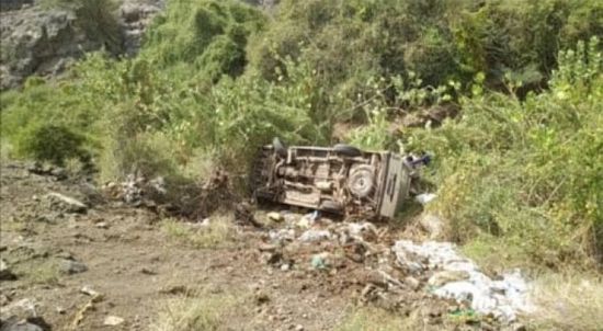 أسماء ضحايا انقلاب سيارة في الحبيلين