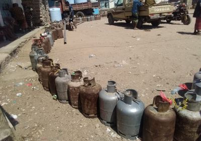 نقص حاد في المعروض من أسطوانات الغاز بأحور