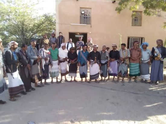 اعتصام نصاب يندد بتحركات الشرعية المعادية للتحالف