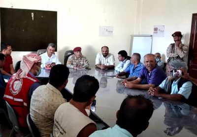 "انتقالي الضالع و"الصليب الأحمر" يبحثان دعم المشاريع الحيوية