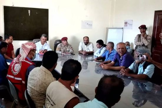 "انتقالي الضالع و"الصليب الأحمر" يبحثان دعم المشاريع الحيوية