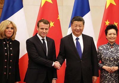 ماكرون يدعو الصين لإعادة توازن العلاقة مع الاتحاد الأوروبي