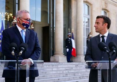 ماكرون يجري مباحثات مع رئيس الوزراء الأسترالي