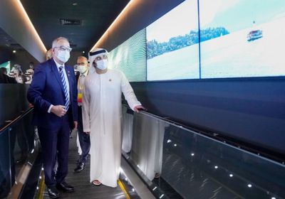 مكتوم بن راشد يلتقي رئيس الاتحاد السويسري بـ"إكسبو"