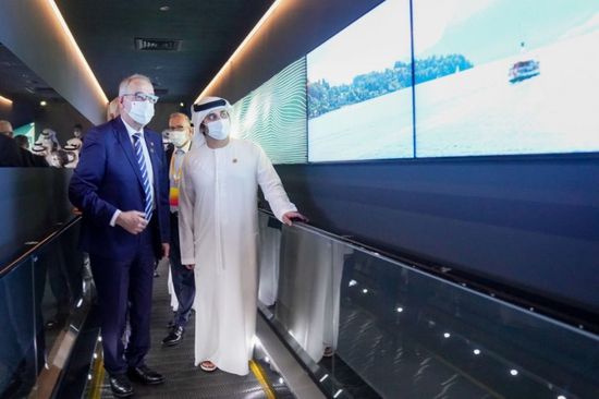 مكتوم بن راشد يلتقي رئيس الاتحاد السويسري بـ"إكسبو"