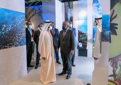 محمد بن راشد يزور "إكسبو 2020" ويلتقي رئيس سيشل