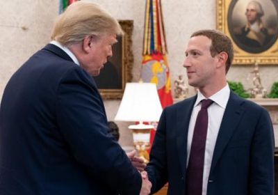  ترامب يصف مارك زوكربيرج بـ"المجرم"