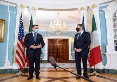 وزيرا خارجيتا أمريكا وإيطاليا يبحثان عددا من الموضوعات المشتركة