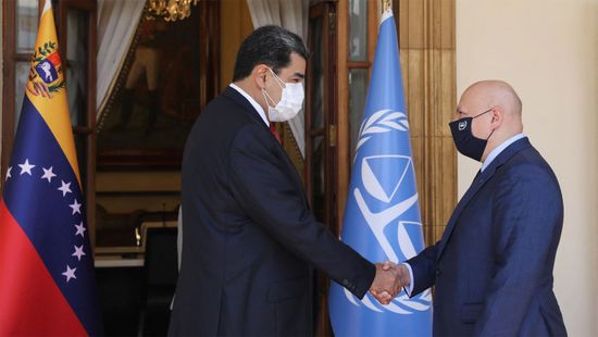 رئيس فنزويلا يلتقي المدعي العام للمحكمة الجنائية الدولية