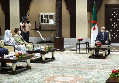 تبون ومنقوش يبحثان العلاقات الثنائية بين الجزائر وليبيا