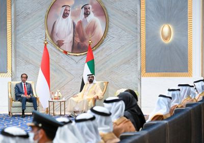 محمد بن راشد يكشف حجم التبادل التجاري الإماراتي الإندونيسي