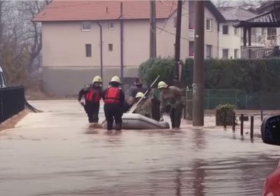 انقطاع الكهرباء في البوسنة جراء الفيضانات