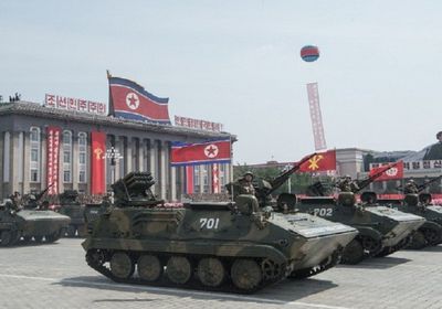 كوريا الشمالية تجري مسابقة بنيران المدفعية