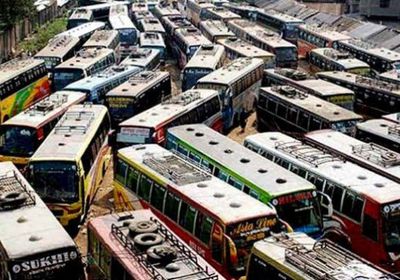 استمرار الإضراب العام بقطاع النقل في بنجلاديش