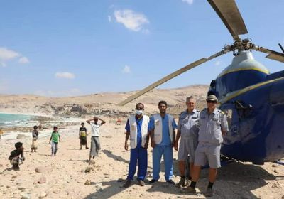 مستشفى خليفة تصل لمرضى شوعب في سقطرى بعيادة متنقلة