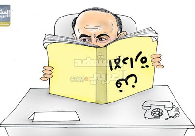 هادي أداة تنفيذ أجندة الإخوان (كاريكاتير)