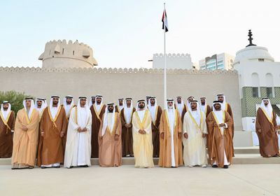  بن راشد يهنئ آل نهيان بزفاف حمدان بن محمد بن زايد