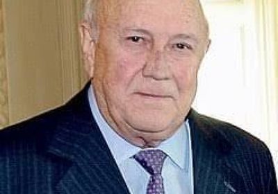 وفاة ريدريك دي كليرك آخر رئيس "أبيض" لـ"جنوب أفريقيا"