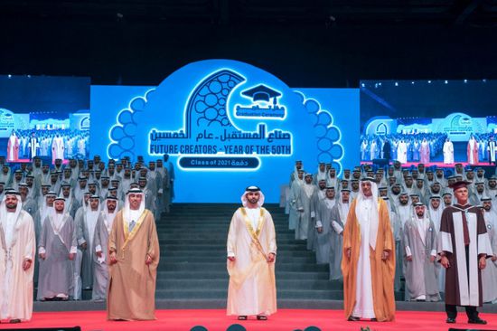 منصور بن راشد يشهد تخريج 650 طالبا بـ"الهندسة التطبيقية"