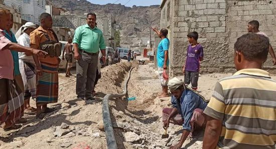 تقوية ضخ المياه بحي العمال في البريقة