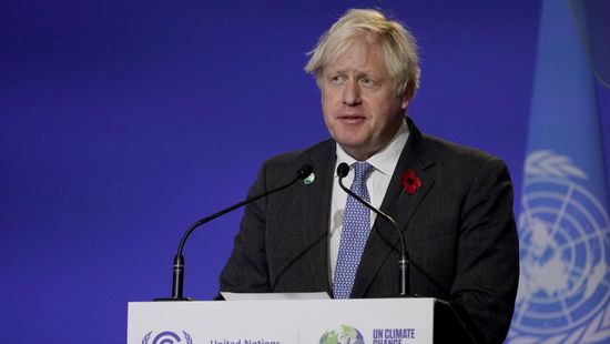 جونسون يعلق على اتفاق قمة كوب-26 للمناخ