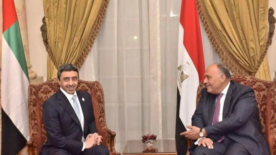  وزيرا خارجيتا مصر والإمارات يبحثان تطورات الأوضاع بالمنطقة