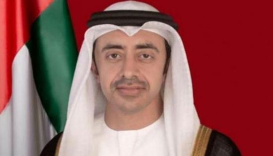  وزير الخارجية الإماراتي يلتقي المبعوث الأممي لسوريا