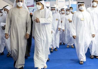 بن زايد يزور معرض دبي للطيران