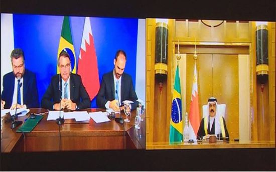 العاهل البحريني يوقع اتفاقيات مع الرئيس البرازيلي