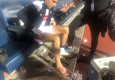  تعرض بن شرقي للإصابة في مباراة الإسماعيلي