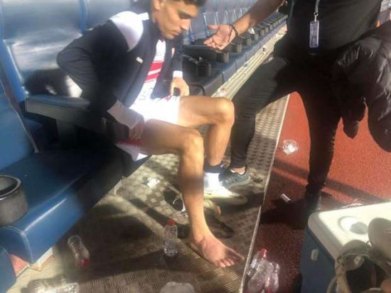  تعرض بن شرقي للإصابة في مباراة الإسماعيلي