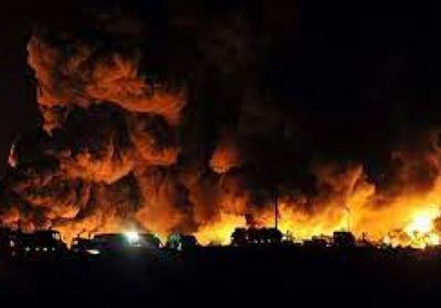 سقوط مصابين في انفجار محطة وقود بإيران