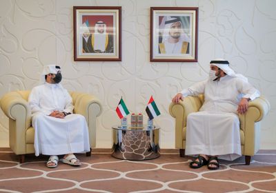 رئيس اللجنة الأولمبية بالإمارات يبحث مع نظيره الكويتي التعاون الرياضي